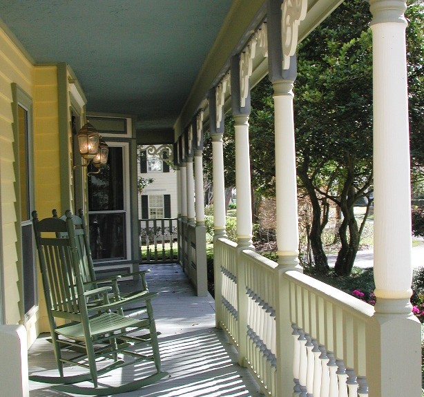 New Victorian Porch overview